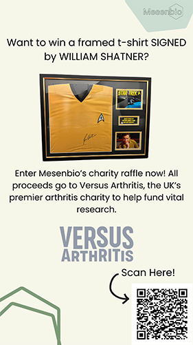 Win a Star Trek shirt signed by William Shatner with Mesenbio and donate to a charitable cause!