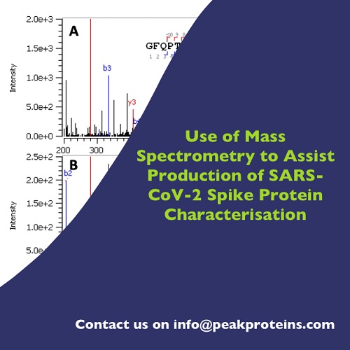 Use of Mass Spectrometry to Assist Production of SARS-CoV-2 Spike Protein Characterisation