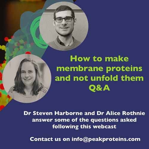 How to Make Membrane Proteins and Not Unfold Them Q&A