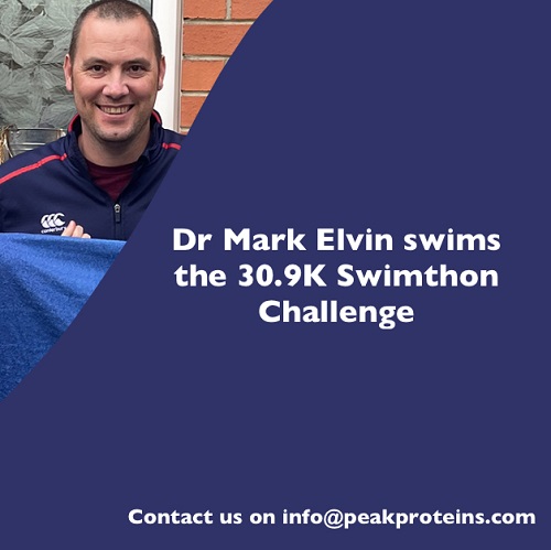 Dr Mark Elvin Swam 30.9K Swimathon
