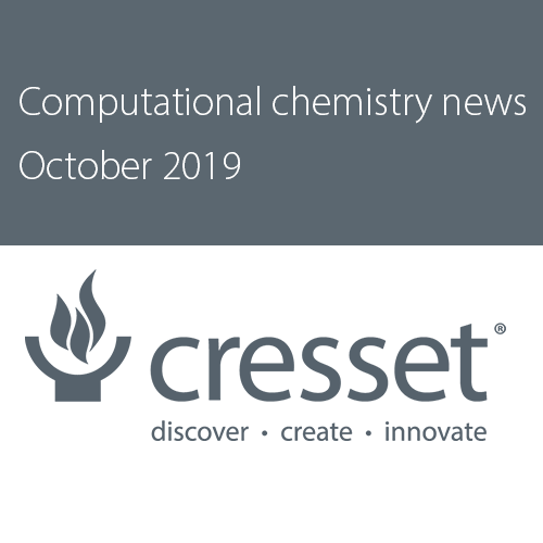 Computational chemistry news from Cresset, October 2019