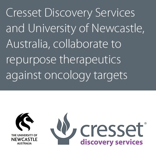 Cresset Discovery Services enters collaboration with the University of Newcastle, Australia, to repurpose therapeutics against oncology targets