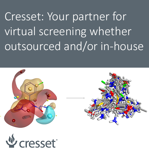 Cresset: Your partner for virtual screening whether outsourced and/or in-house