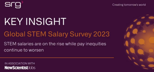 SRG’s Report Reveals STEM Salaries are on the Rise While Pay Inequities Worsen