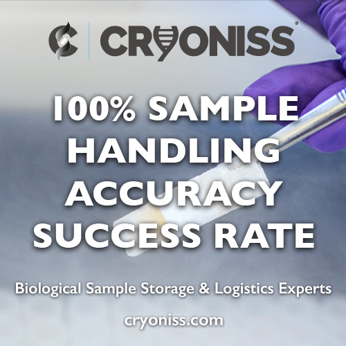 Cryoniss Proudly Achieve 100% Sample Handling Accuracy Success Rate
