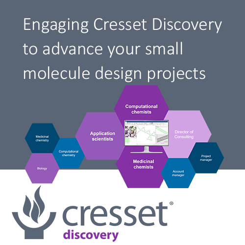 Engaging Cresset Discovery to advance your small molecule design project