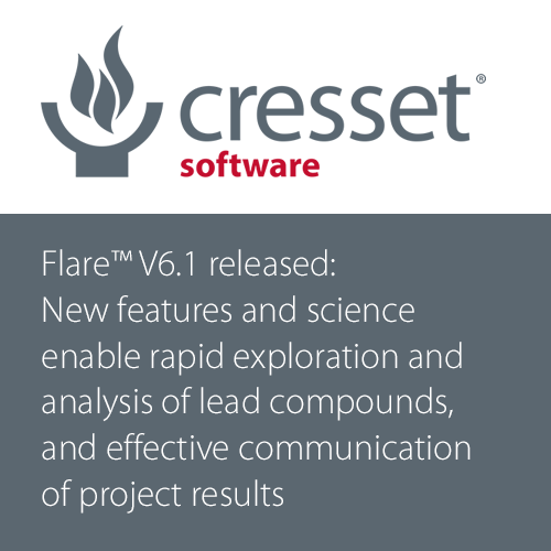 Flare™ V6.1 released: New features and science enable rapid exploration and analysis of lead compounds and ligand series, and effective communication of project results