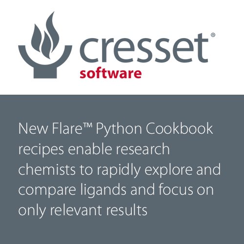 New Flare™ Python Cookbook recipes enable research chemists to rapidly explore and compare ligands and focus on only relevant results
