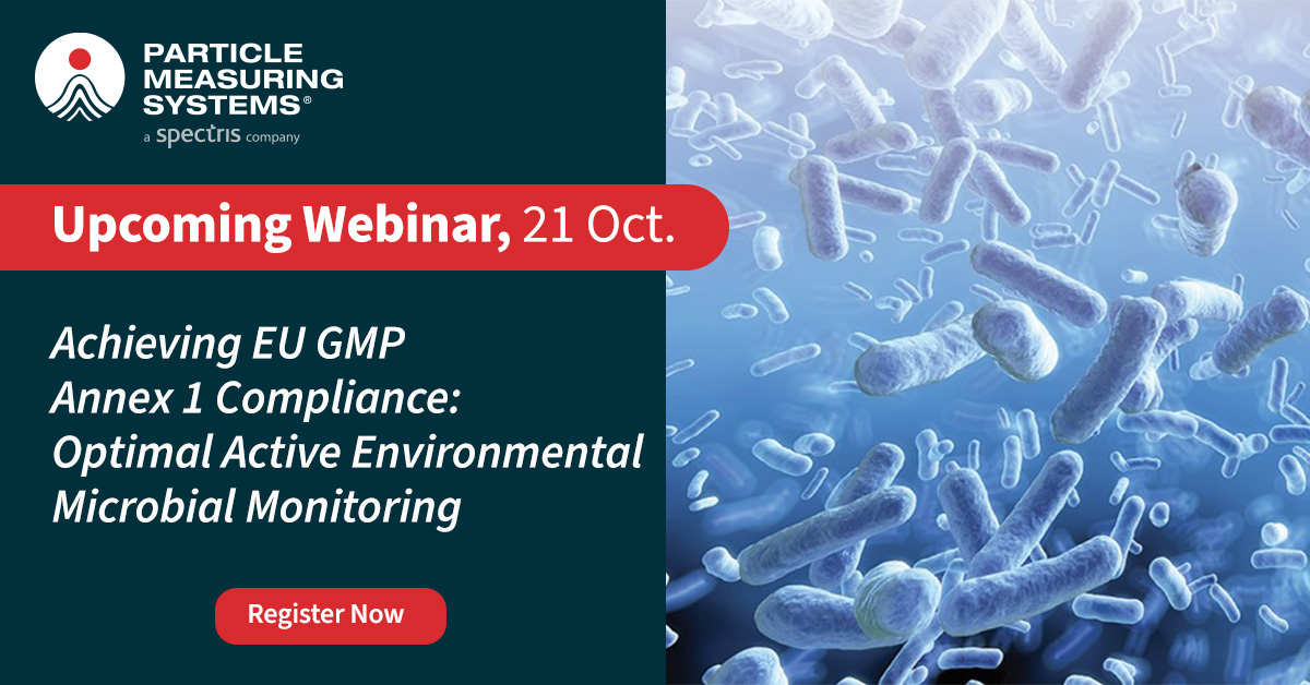 New Webinar: EU GMP Annex 1 Compliance