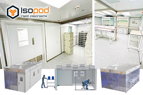 Isopod Rapid Cleanrooms – the elite modular systems saving your host building from unwanted modifications