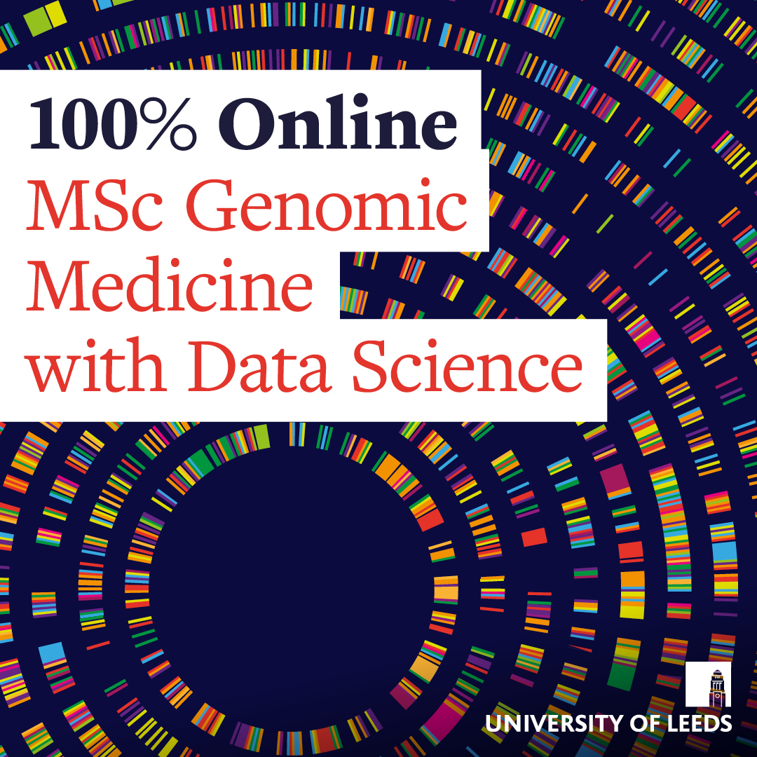 100% online Masters in Genomic Medicine with Data Science